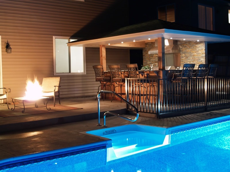 Backyard Pool Bar Ideas
 Outdoor pool and bar designs bring out the beauty with