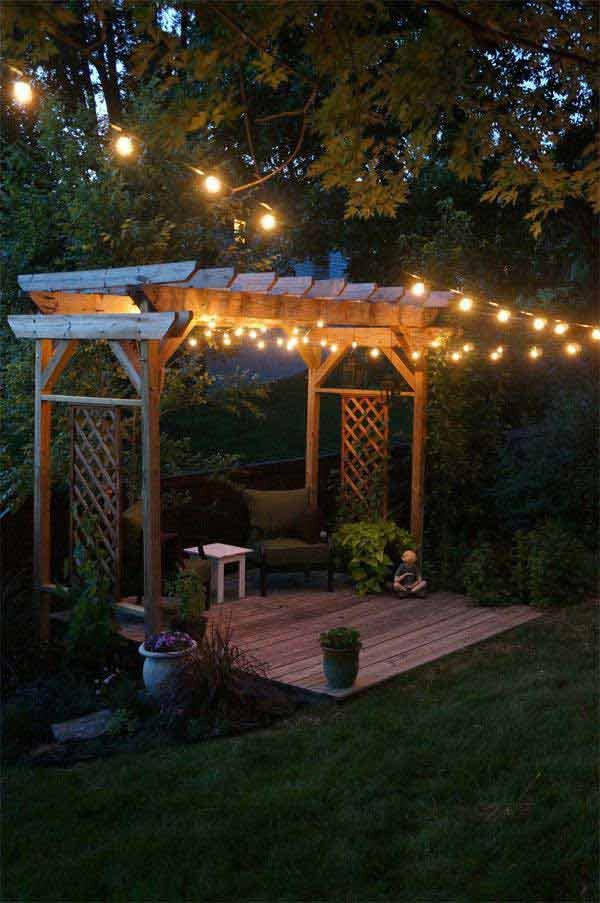 Backyard String Lighting Ideas
 26 Breathtaking Yard and Patio String lighting Ideas Will