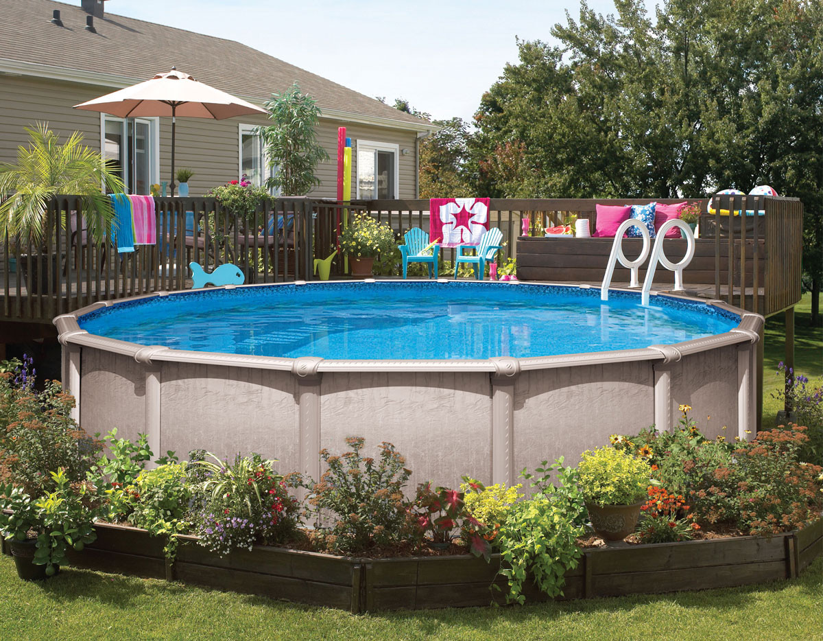 Backyard Swimming Pools Above Ground
 Legacy Outback Ground Pool