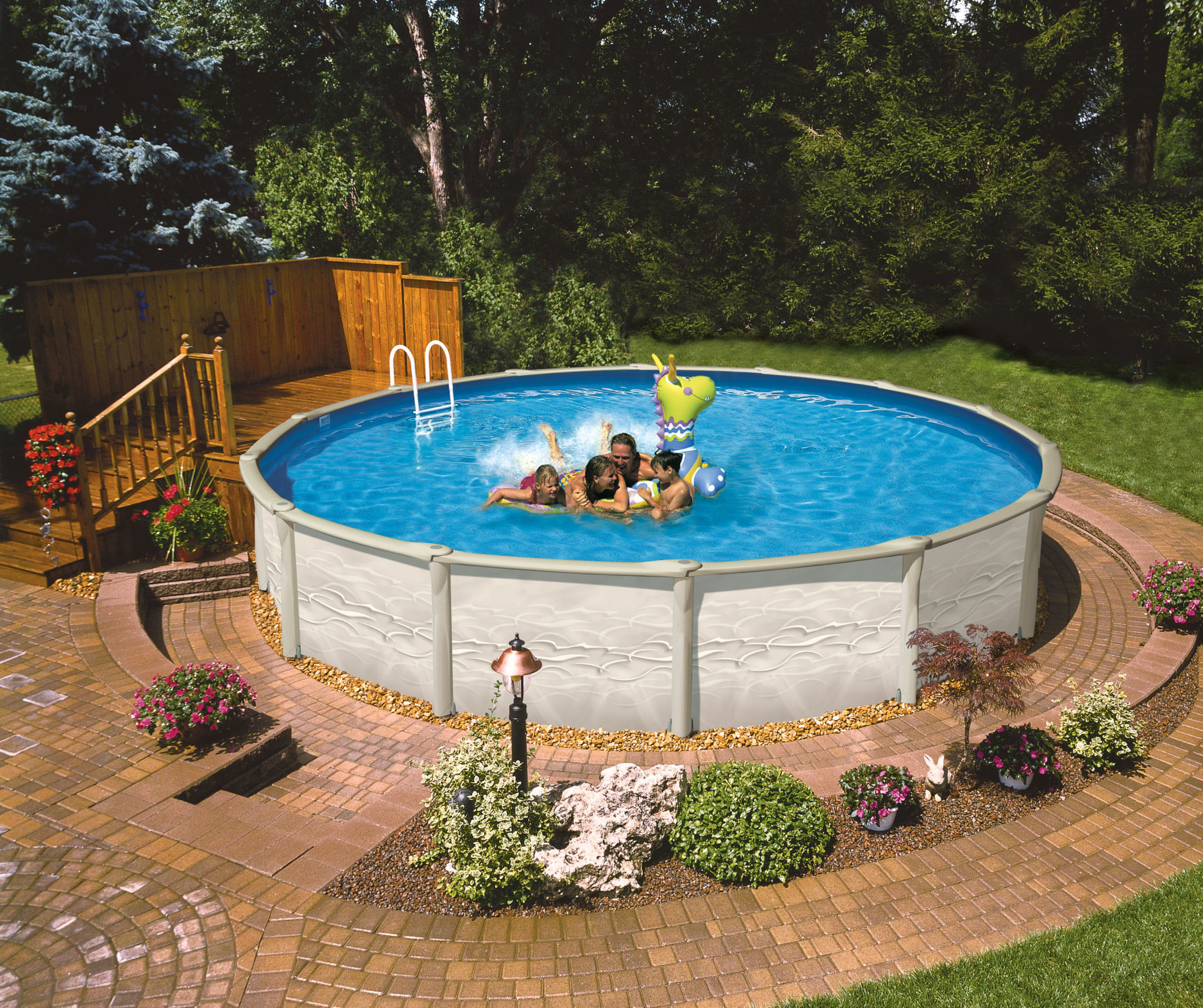 Backyard Swimming Pools Above Ground
 Discovery Avantgarde 24 Mid State Pools