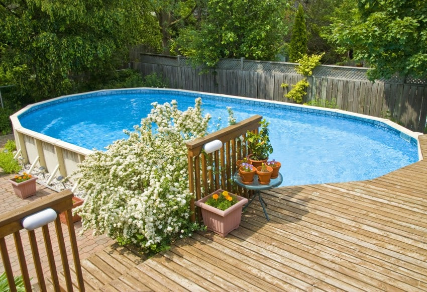 Backyard Swimming Pools Above Ground
 15 Swimming Pool Ideas for Backyard Types and Cost
