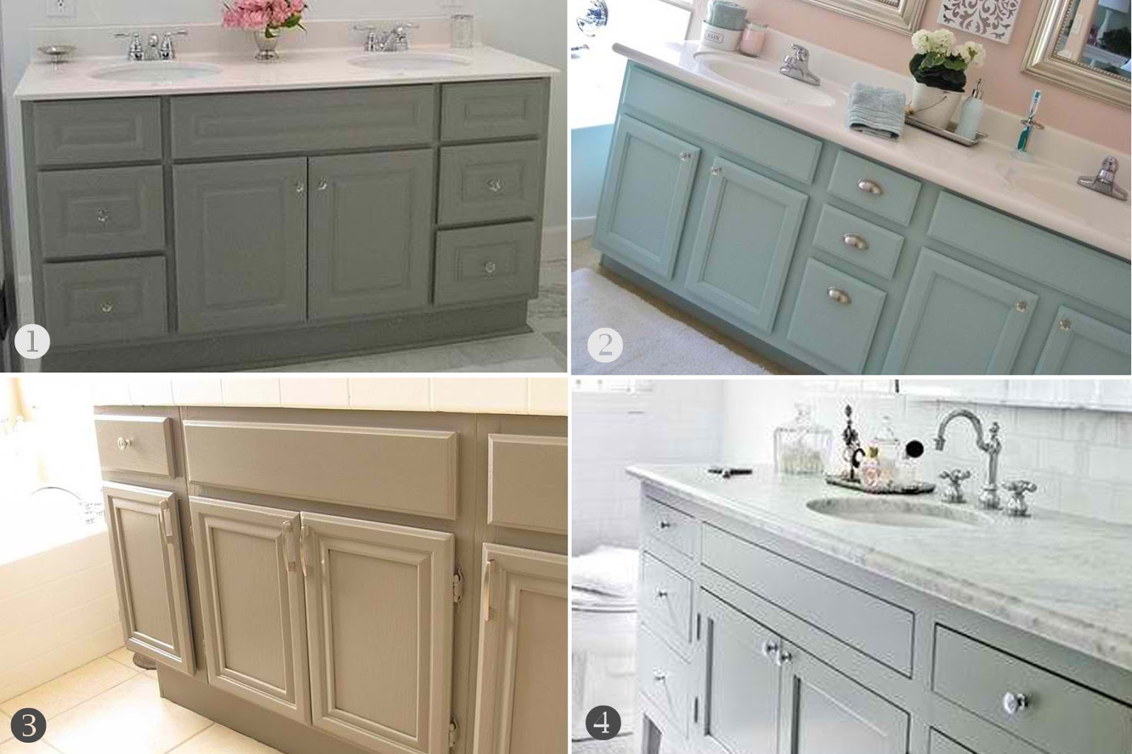 Bathroom Cabinet Paint Colors
 home bathroom cabinets upgrade – Inspired Honey Bee