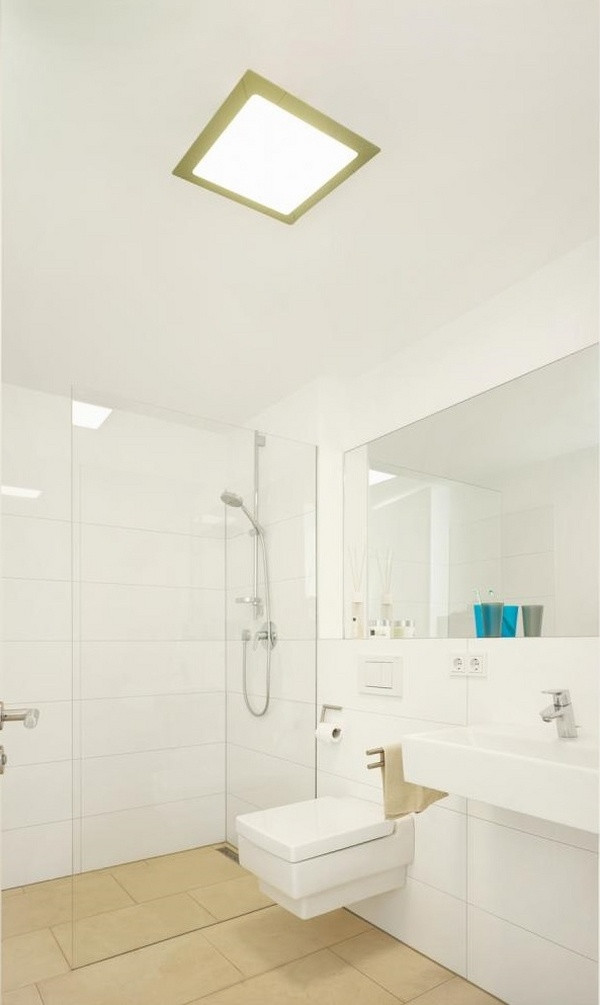 Bathroom Ceiling Lighting Ideas
 LED panel light fixtures Modern and efficient home