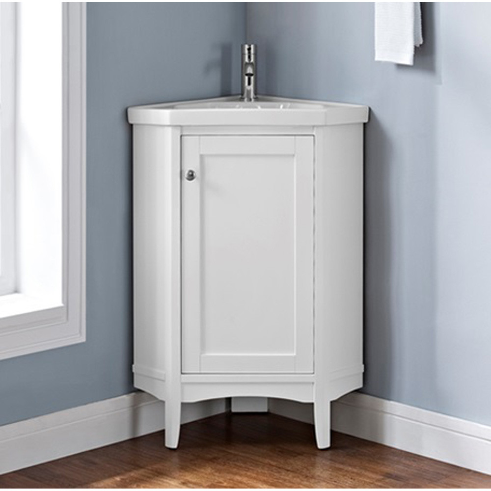 Bathroom Corner Vanity Cabinets
 Fairmont Designs Shaker Americana 26" Corner Vanity