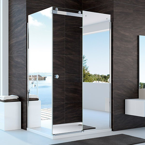 Bathroom Door Mirror
 Merlyn 10 Series 1200mm Mirror Sliding Shower Door
