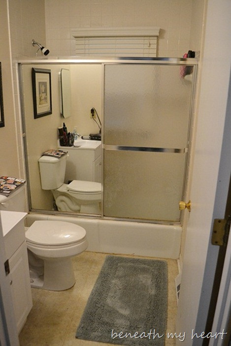 Bathroom Door Mirror
 Removing a Sliding Shower Door My New Year’s Eve Fun