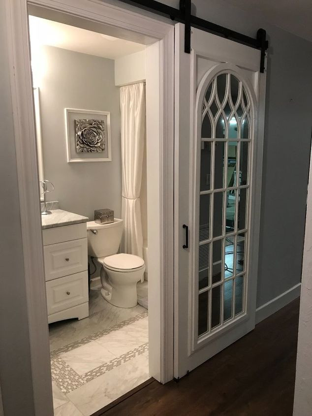 Bathroom Door Mirror
 Farmhouse Bedroom Makeover Ideas