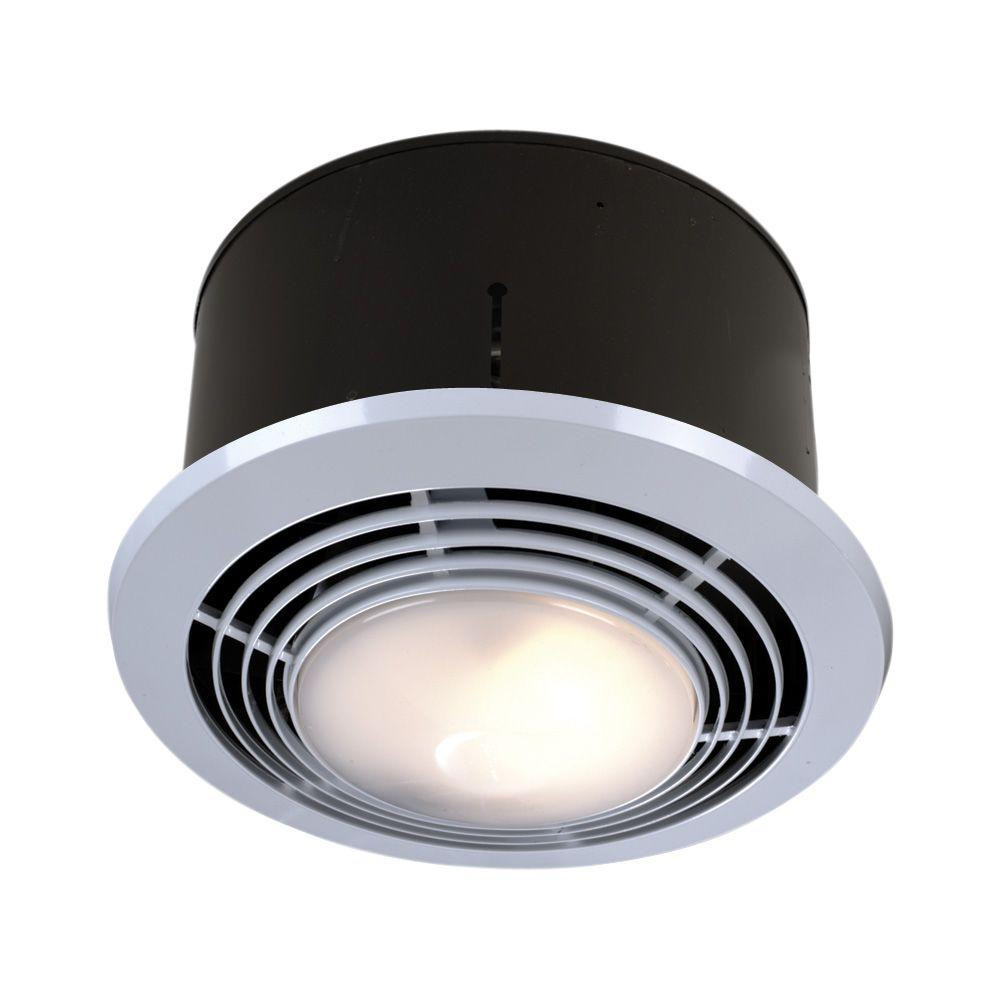 Bathroom Exhaust Fan Light Heater
 NuTone 70 CFM Ceiling Bathroom Exhaust Fan with Light and