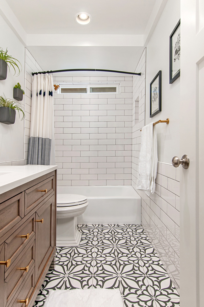 Bathroom Floor Tile Designs
 Cement Tile & Patterned Tile Floors in the Bathroom