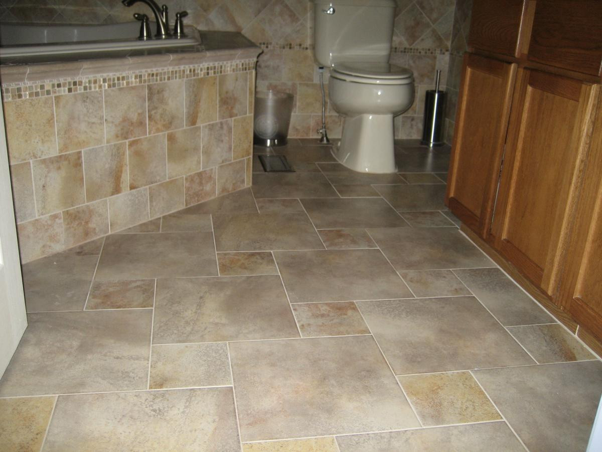 Bathroom Floor Tile Designs
 Bathroom Floor Tile Ideas and Warmer Effect They Can Give