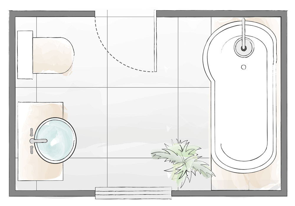 Bathroom Layout Design
 Bathroom layout plans – for small and large rooms