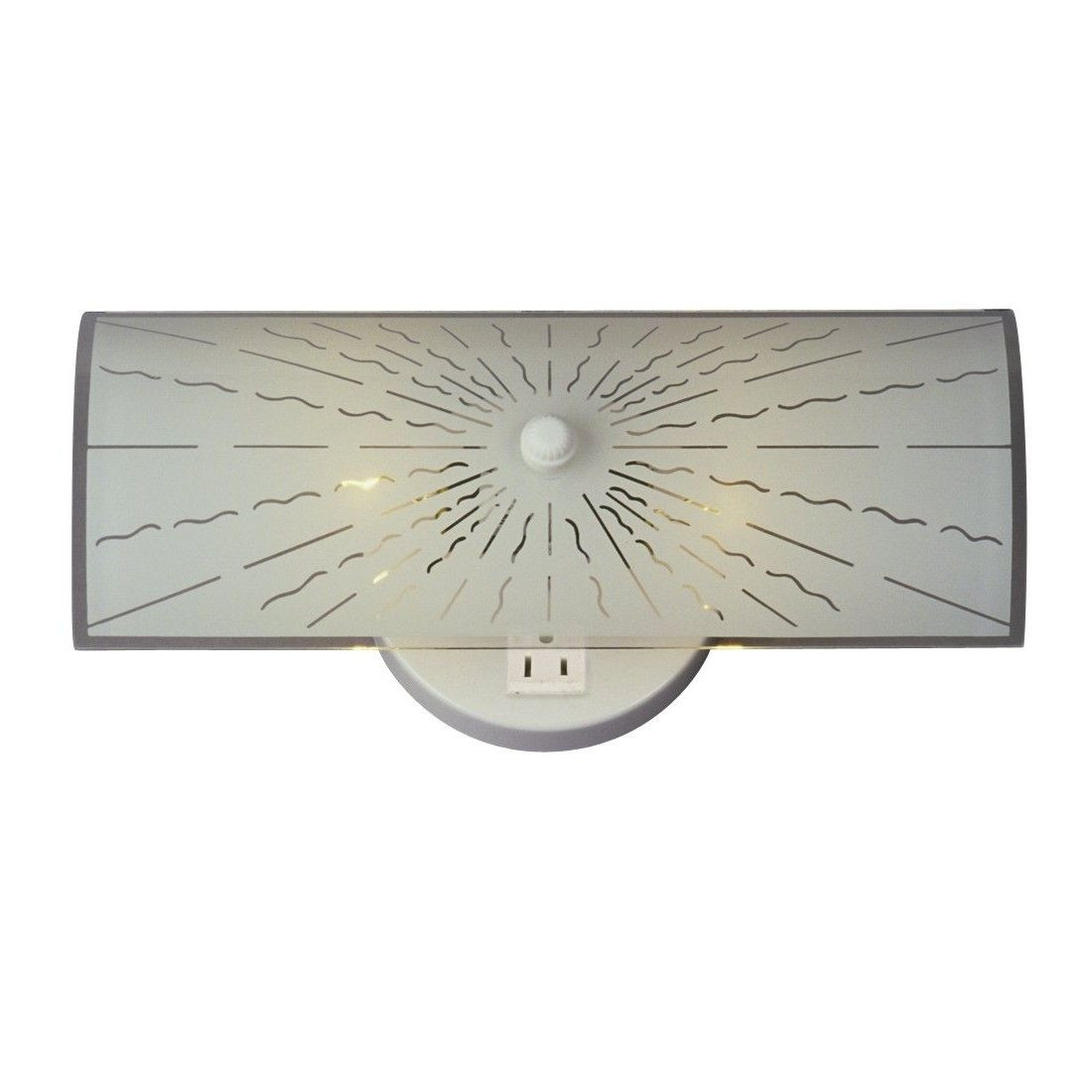 Bathroom Light With Outlet
 bathroom light fixture with electrical outlet attached