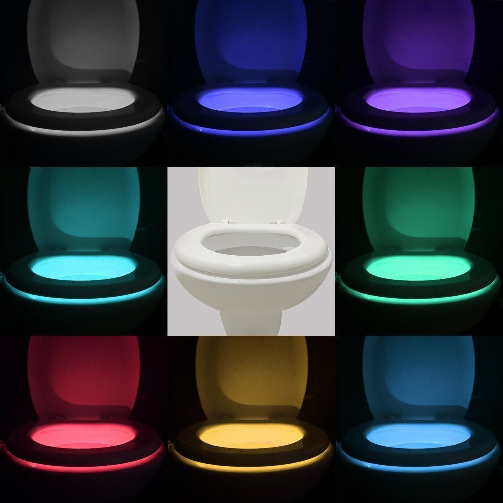 Bathroom Night Light
 Body Sensing Motion Sensor Automatic LED Night Light