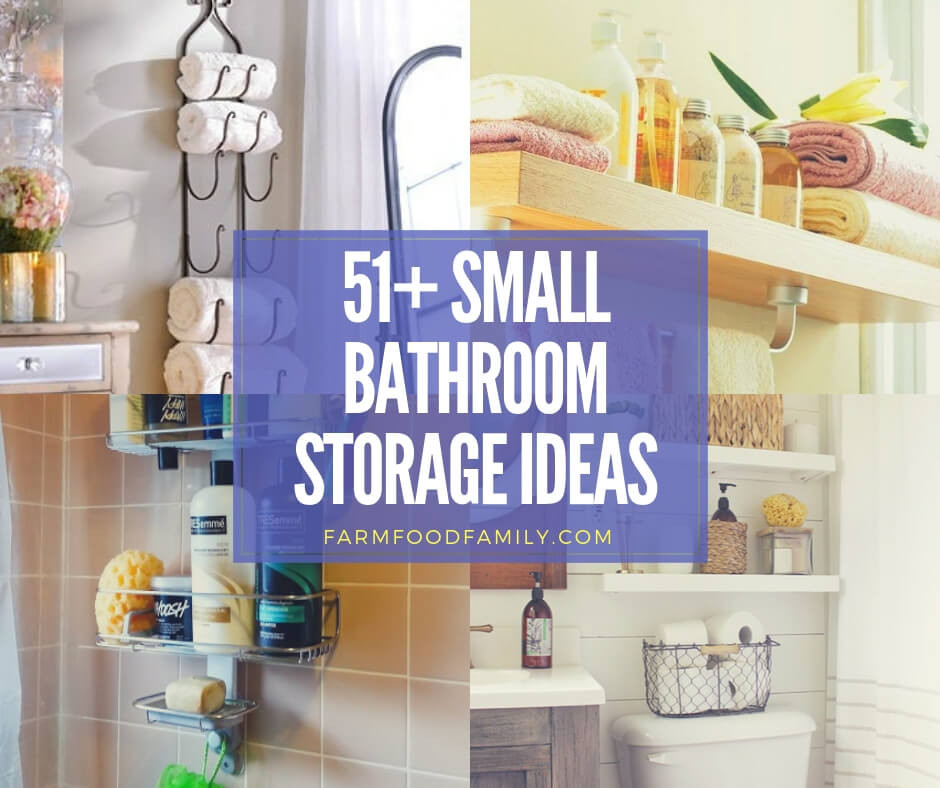 Bathroom Organizers For Small Bathrooms
 51 Best Small Bathroom Storage Designs & Ideas For 2019