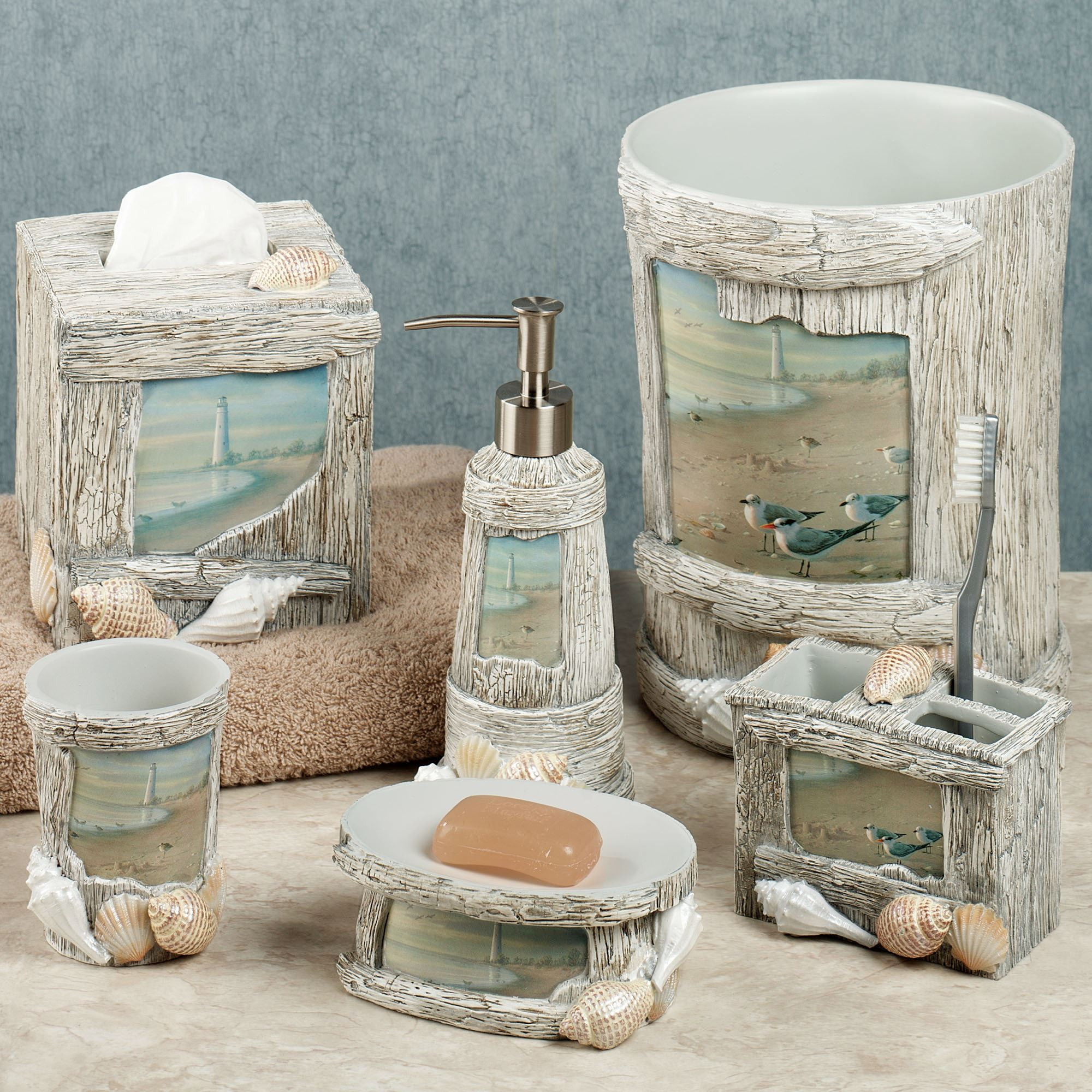 Bathroom Shower Accessories
 17 Ideas of Beach Wall Decor and Other Cute Accessories