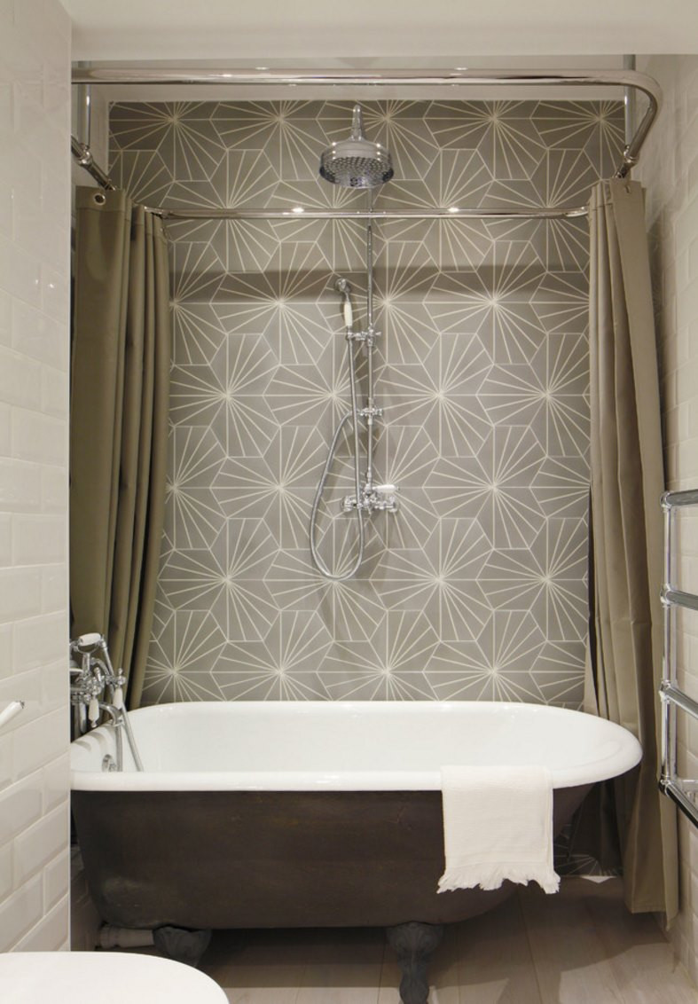 Bathroom Shower Curtain Rods
 Luxury Shower Curtains To Style A Modern Bathroom