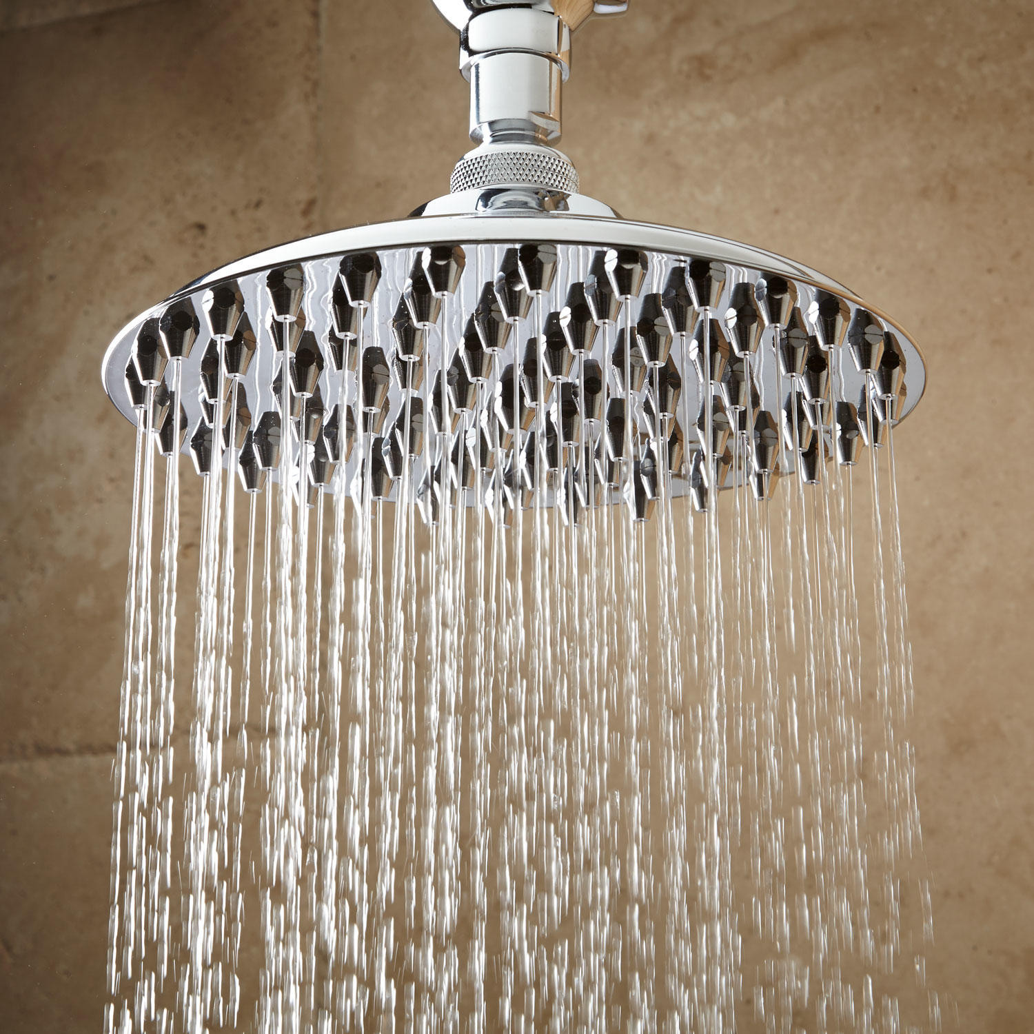Bathroom Shower Head
 Bostonian Rainfall Nozzle Shower Head with S Type Arm