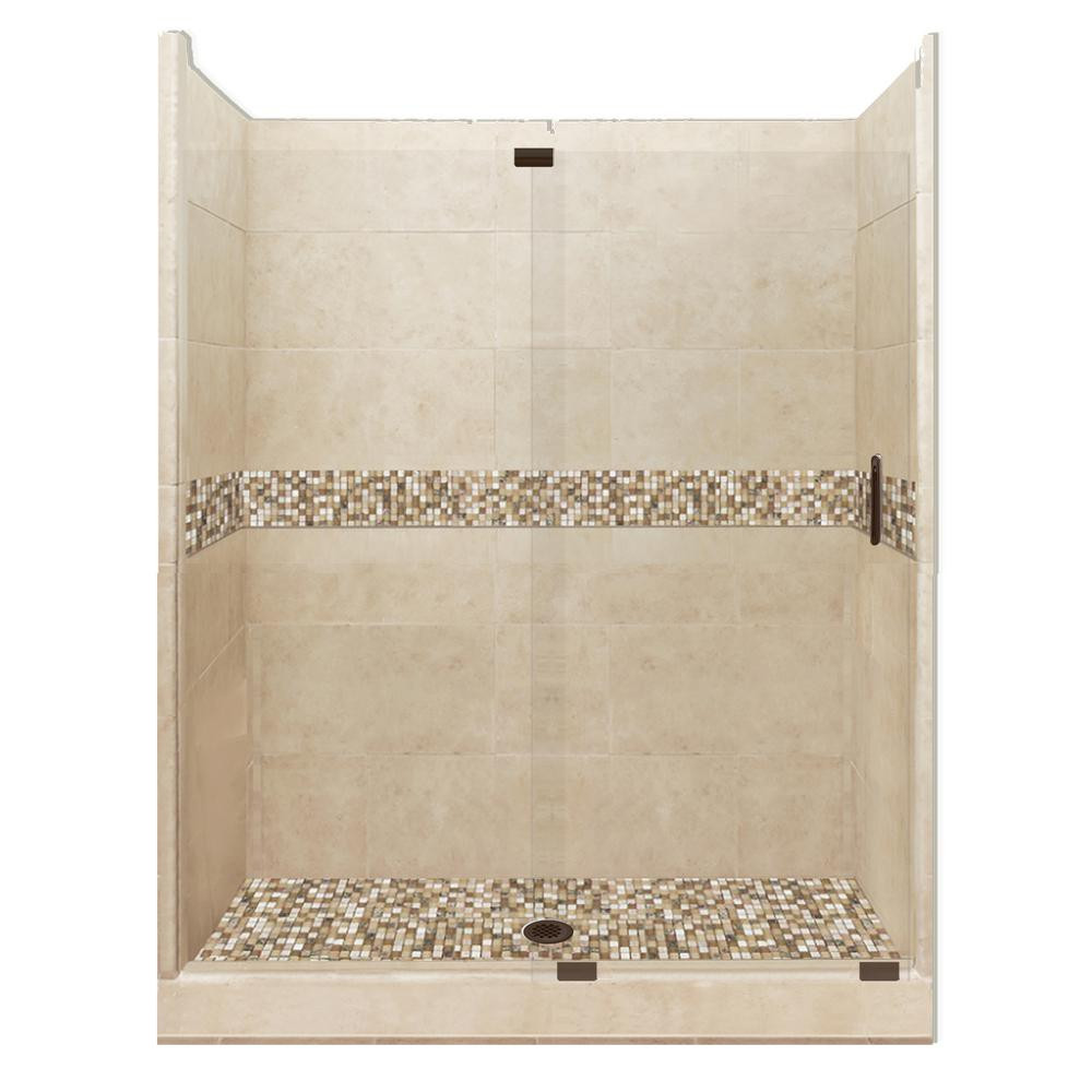 Bathroom Shower Kits
 American Bath Factory Roma Grand Slider 36 in x 60 in x