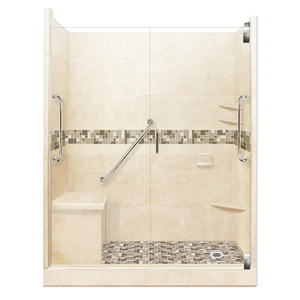 Bathroom Shower Kits
 American Bath Factory Tuscany Freedom Grand Hinged 36 in