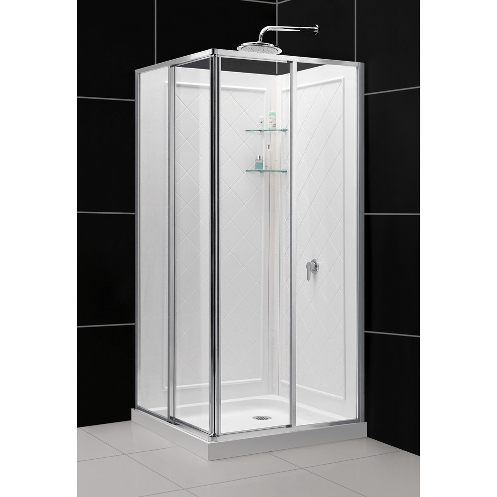 Bathroom Shower Kits
 Bath Authority DreamLine Cornerview Framed Sliding Shower