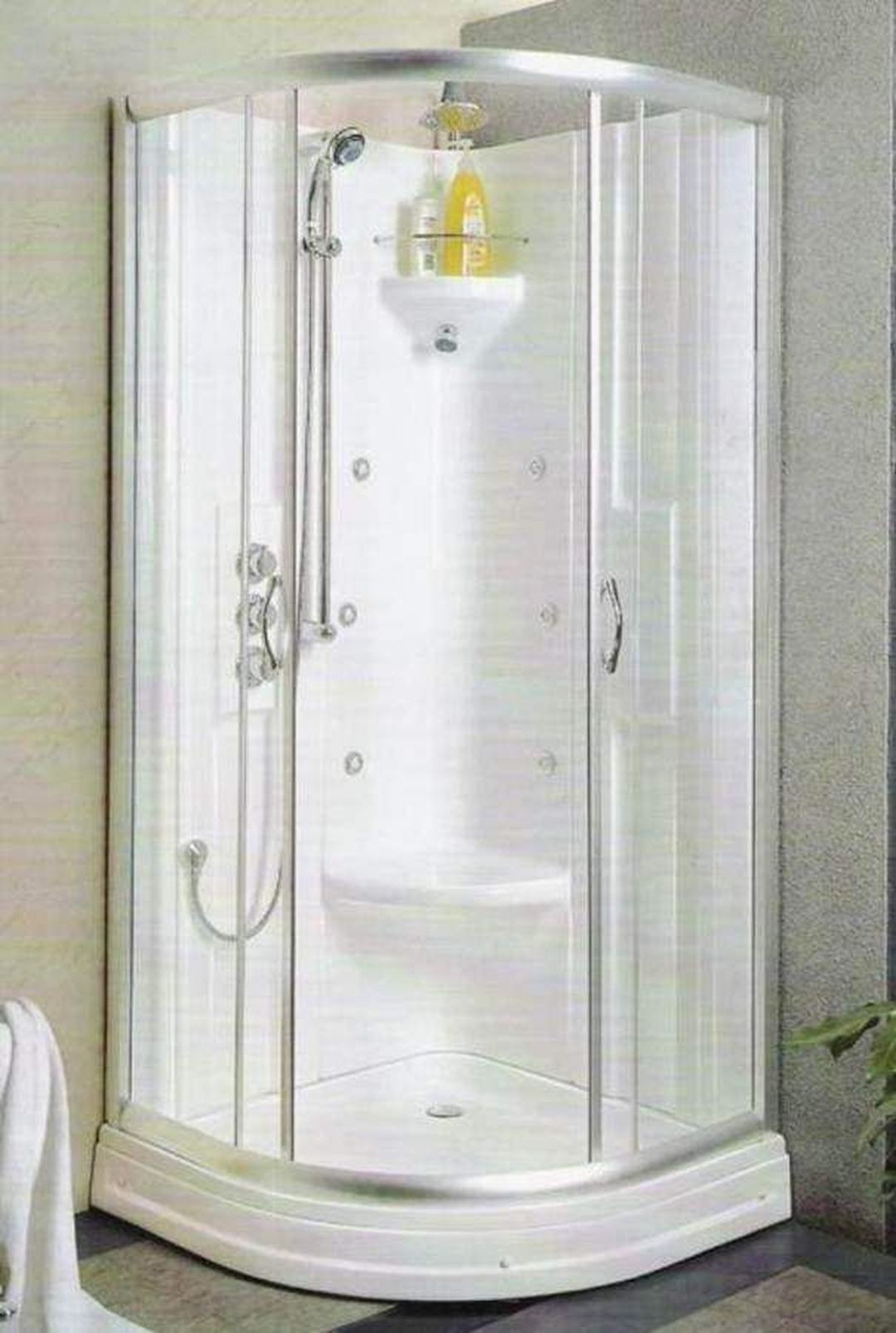 Bathroom Shower Units
 Small Bathroom Corner Shower Stall – GooDSGN