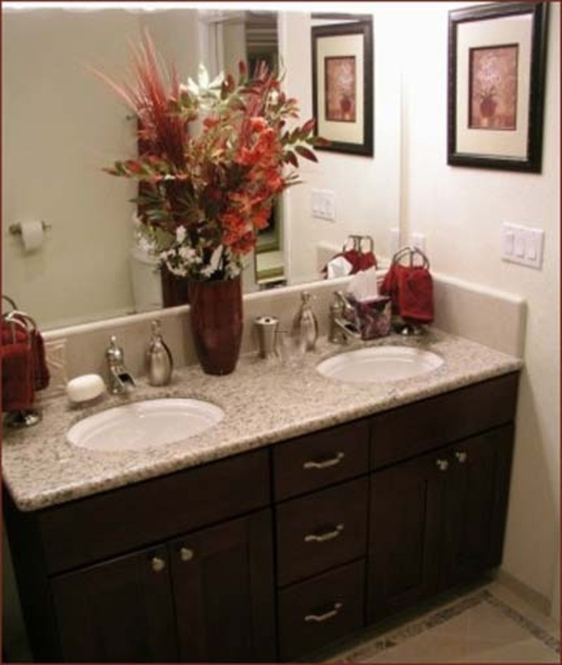 Bathroom Sink Decorating Ideas
 Granite Bathroom Countertops With design
