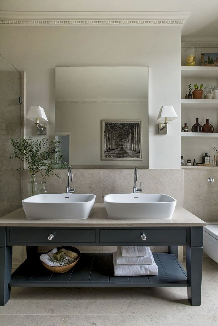 Bathroom Sink Decorating Ideas
 The 25 best Double sink bathroom ideas on Pinterest