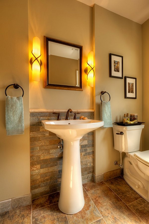 Bathroom Sink Decorating Ideas
 Pedestal sink ideas – add a stylish accent in your