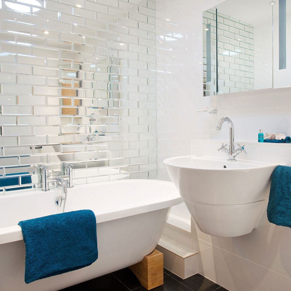Bathroom Tiles For Small Bathrooms
 Easy decorating tricks to make your tiny bathroom look
