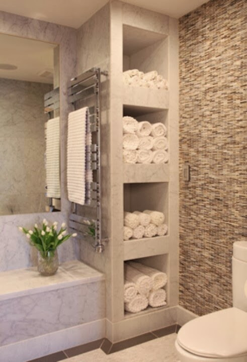 Bathroom Towel Designs
 Organizing and storing bathroom towels 3 ways and 18