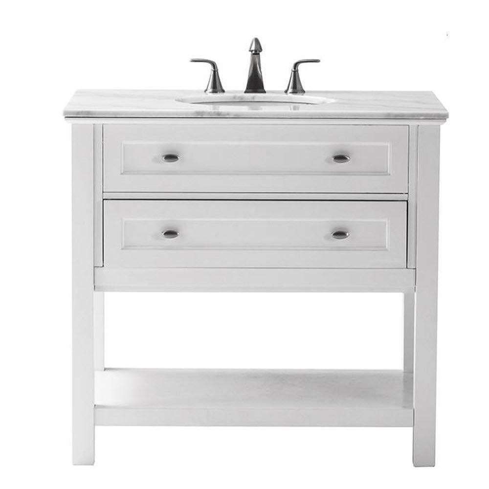 Bathroom Vanities At Home Depot
 Home Decorators Collection Austell 37 in W x 22 in D