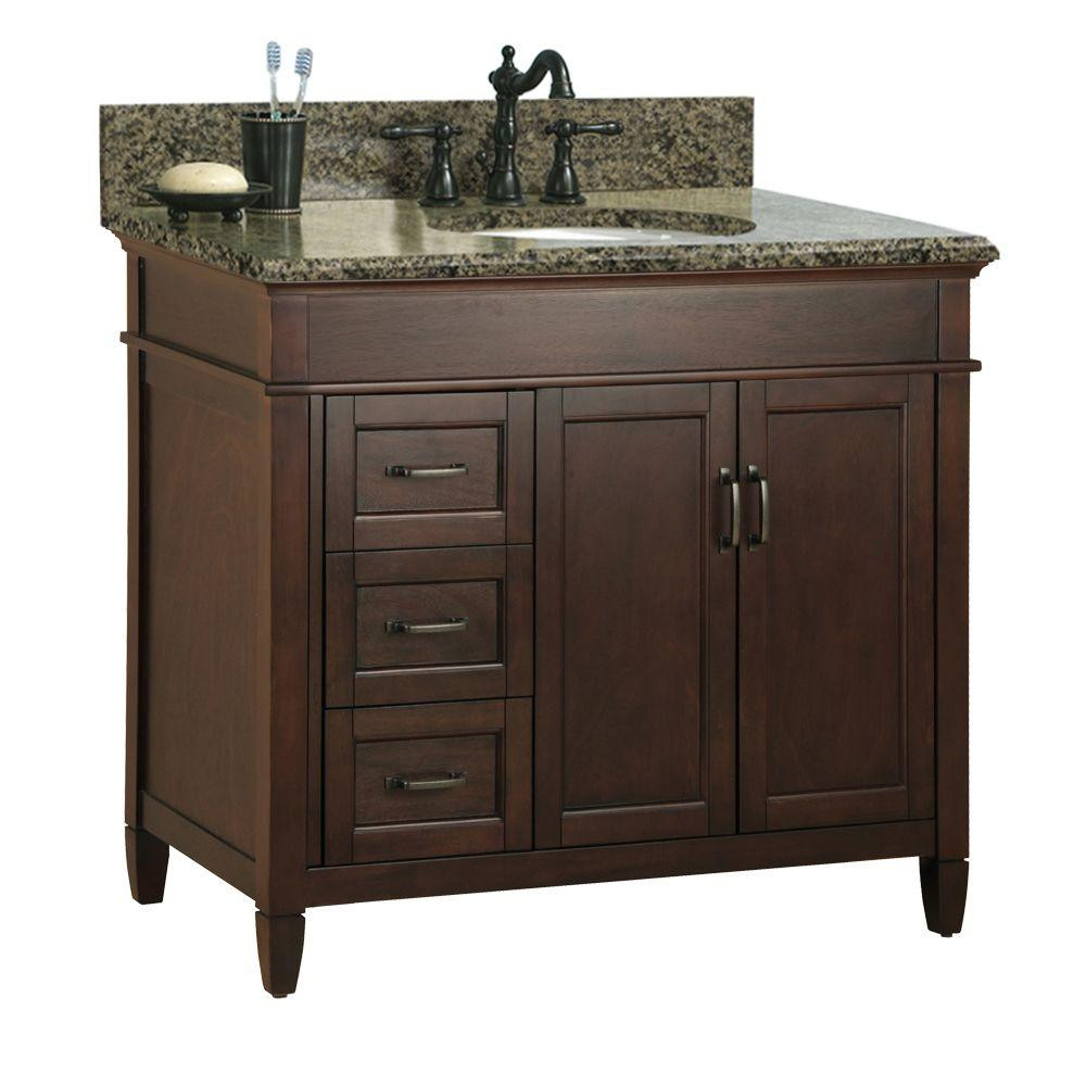 Bathroom Vanities At Home Depot
 Home Decorators Collection Montaigne 37 in W x 22 in D
