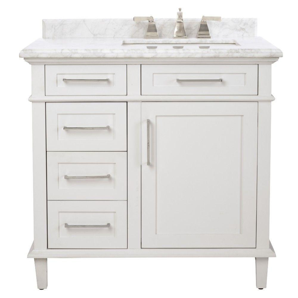 Bathroom Vanities At Home Depot
 Home Decorators Collection Sonoma 36 in W x 22 in D Bath