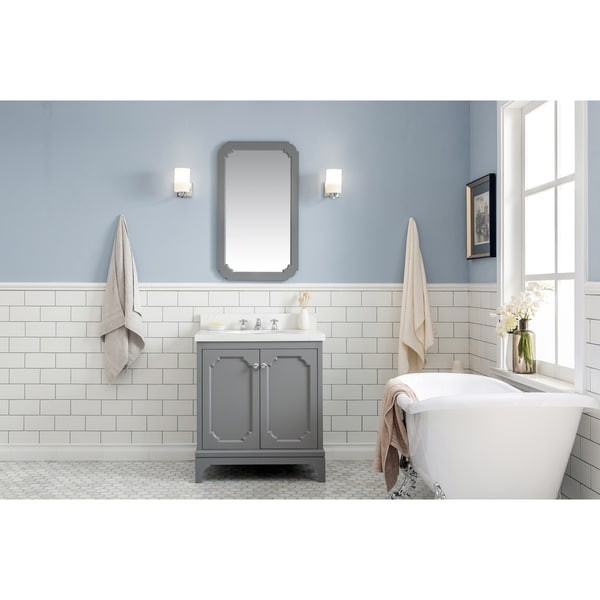 Bathroom Vanity 30 Inches Wide
 Shop 30 Inch Wide Single Sink Quartz Carrara Bathroom