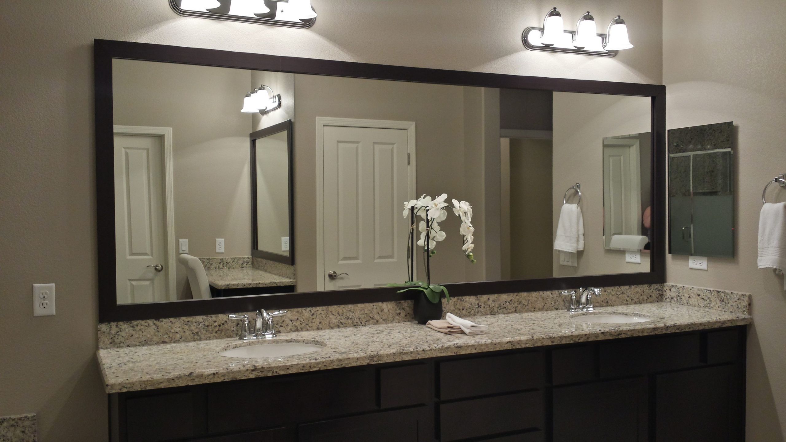 Bathroom Vanity Mirror Cabinet
 Before and After Customer Bathroom in Las Vegas