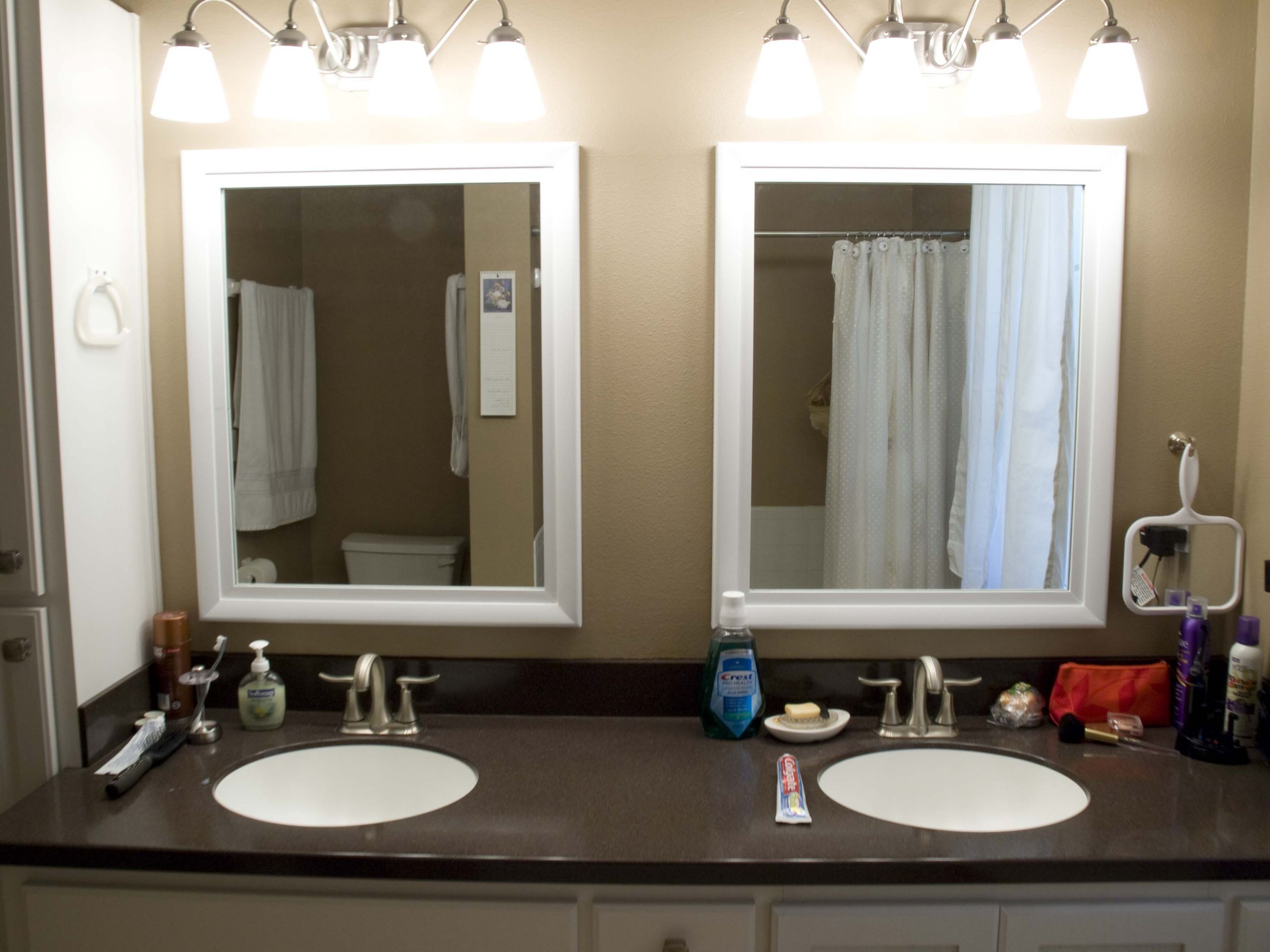 Bathroom Vanity Mirror Ideas
 Tips Framed Bathroom Mirrors MidCityEast