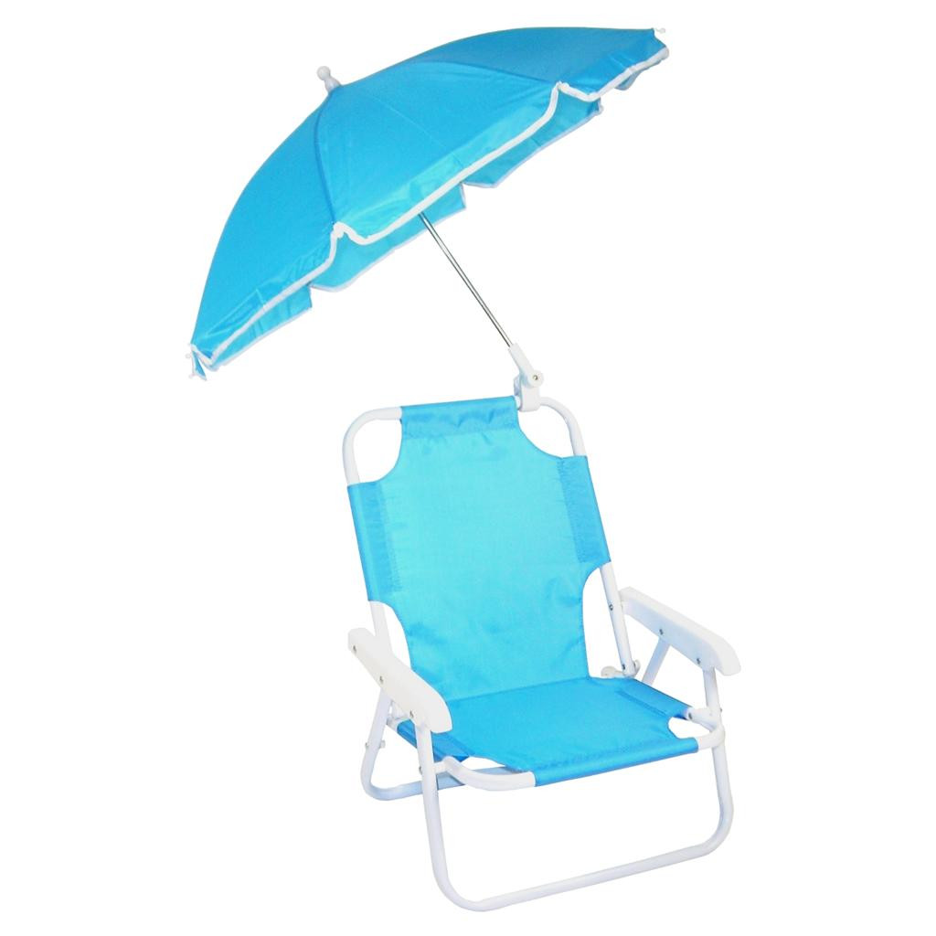 Beach Chair For Kids
 NEW Children s Folding Beach Chair with Umbrella BLUE