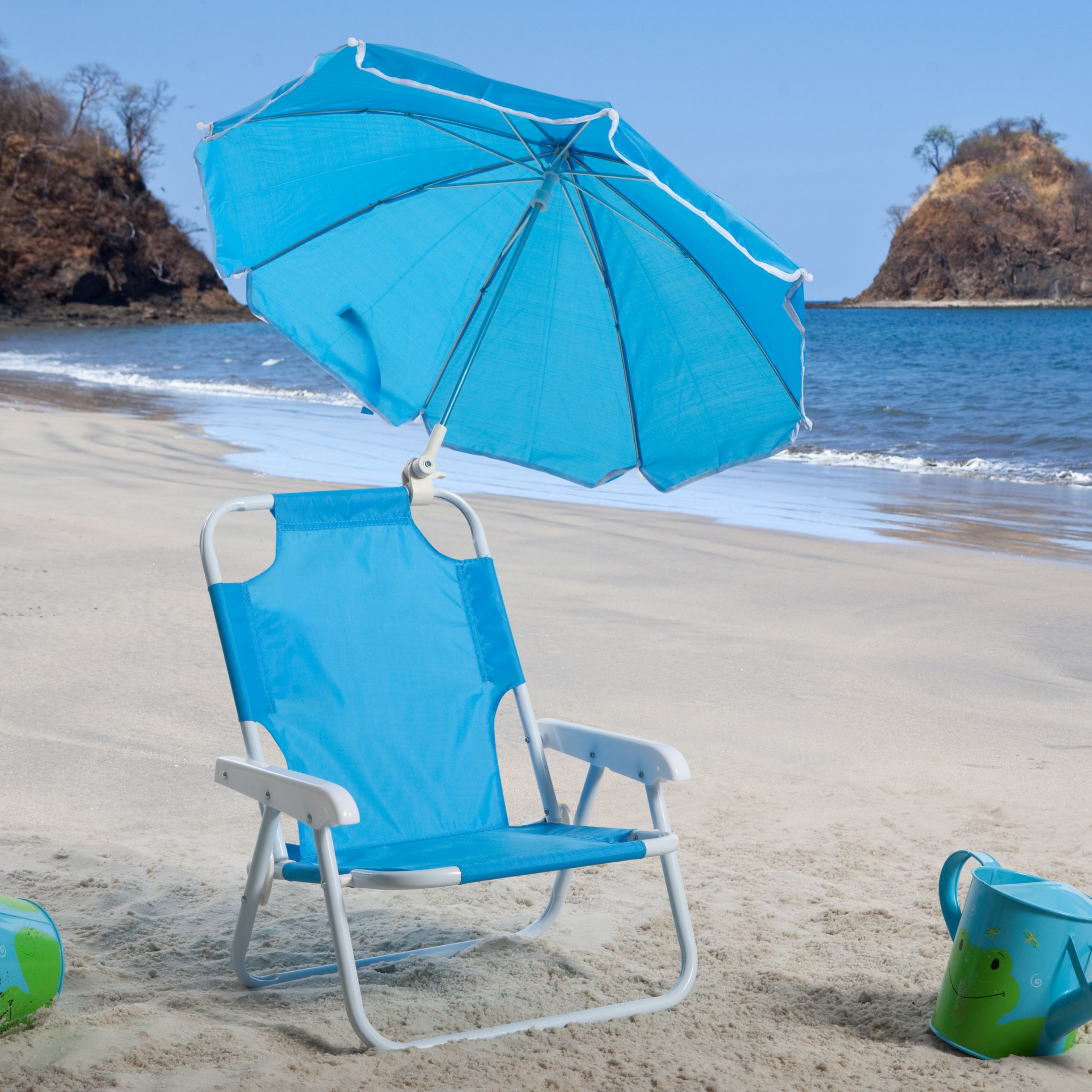 Beach Chair For Kids
 Kids Blue Beach Chair & Umbrella Walmart Walmart