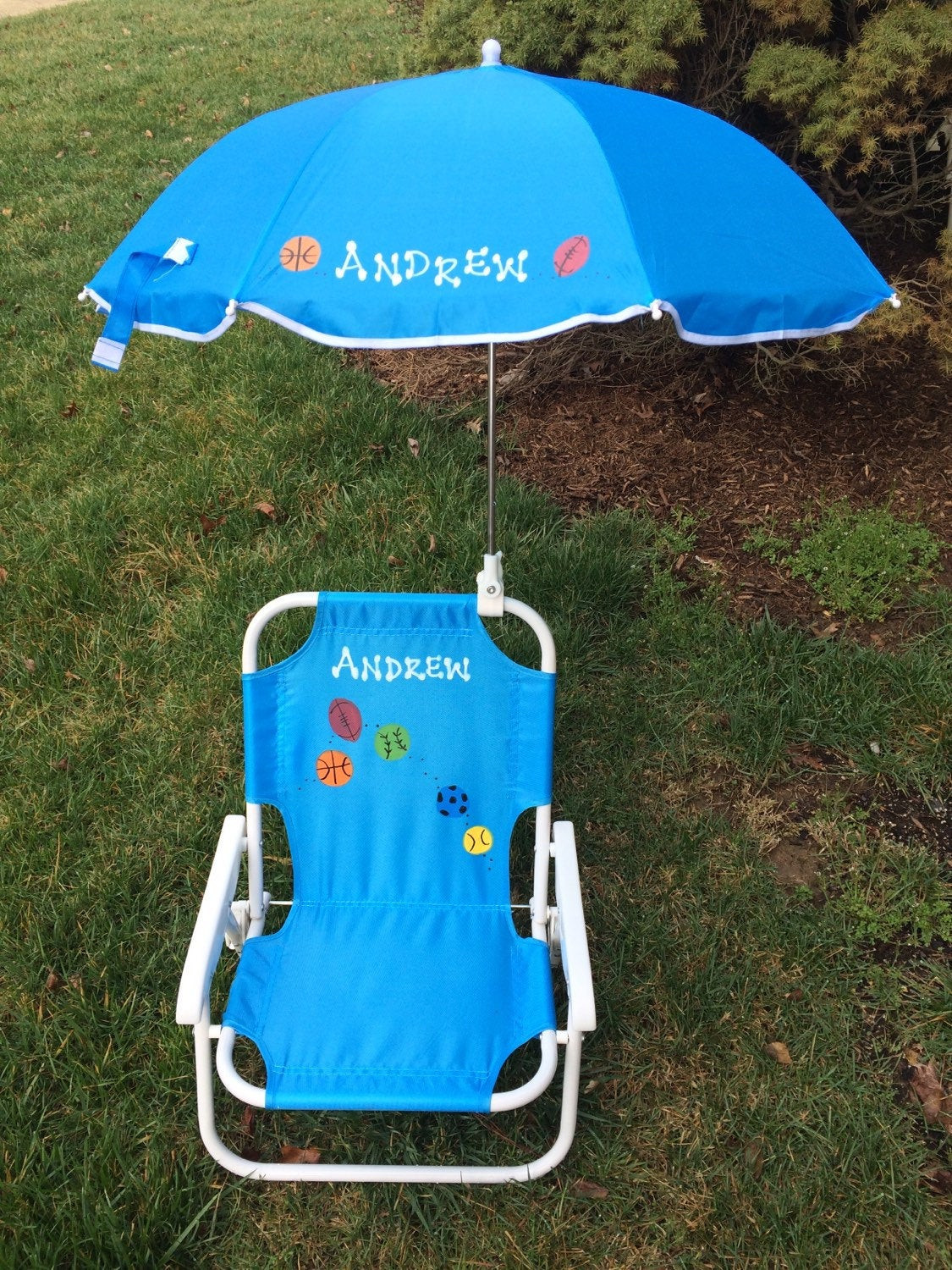 Beach Chair For Kids
 Personalized beach chair & umbrella for kids