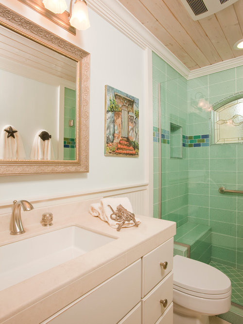 Beach Tile Bathroom
 Beach Style Bathroom Design Ideas Renovations & s