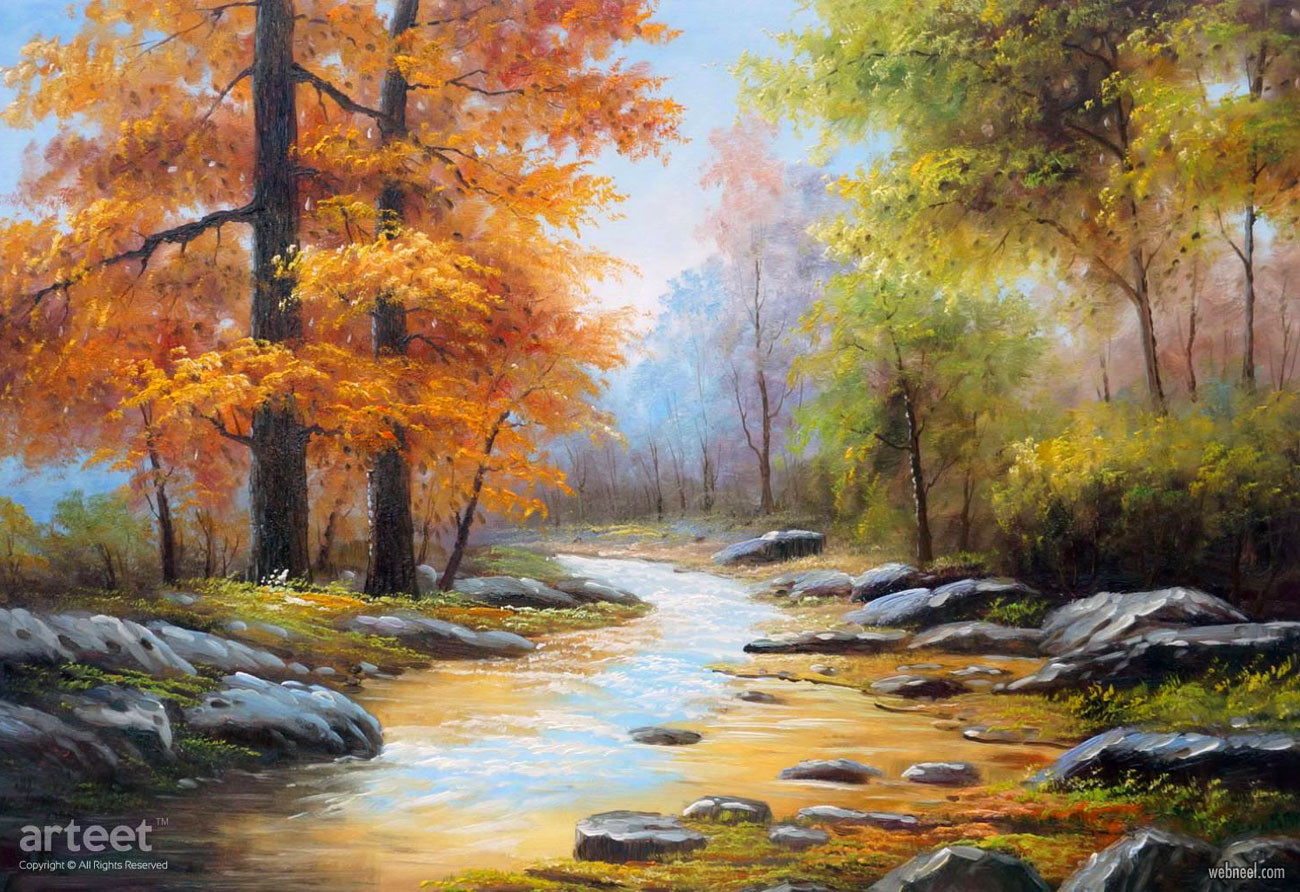 Beautiful Landscape Paintings
 20 Beautiful Landscape Oil Paintings and art works from