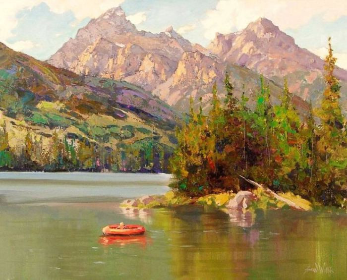 Beautiful Landscape Paintings
 beautiful landscape oil paintings by Sean Wallis Art