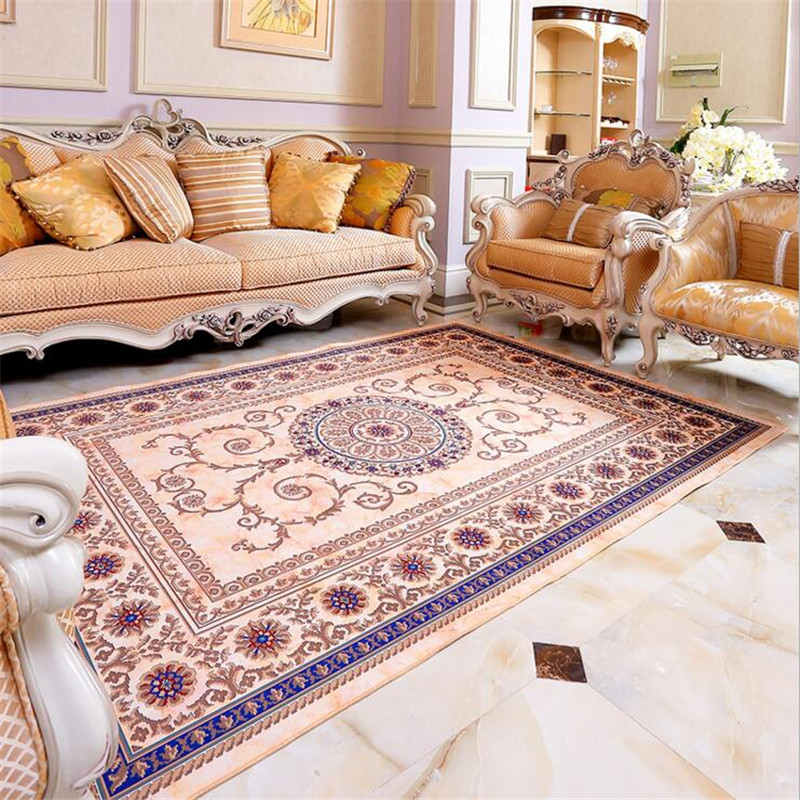 Beautiful Rugs For Living Room
 Royal European Style Fashion Soft Carpets For Living Room