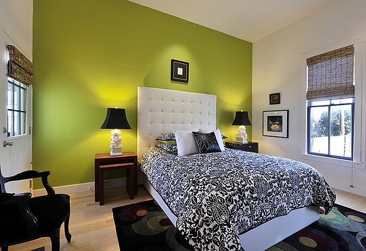 Bedroom Green Walls
 25 Chic and Serene Green Bedroom Ideas