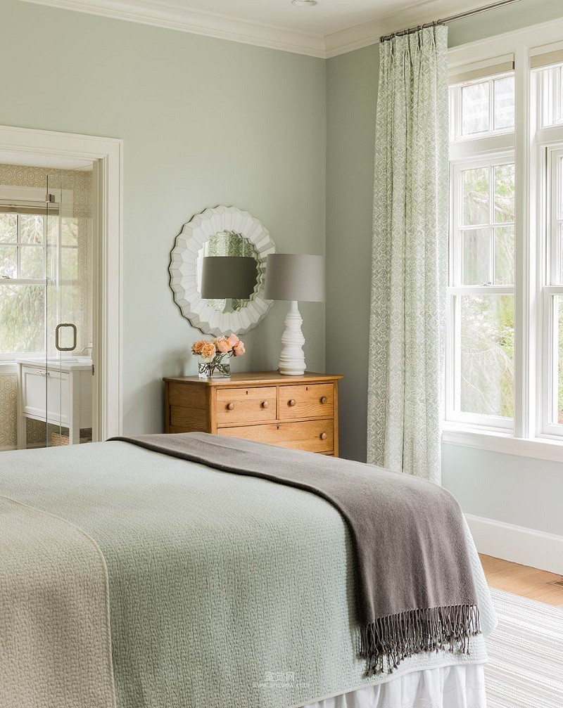 Bedroom Green Walls
 40 Bedroom Paint Ideas To Refresh Your Space for Spring