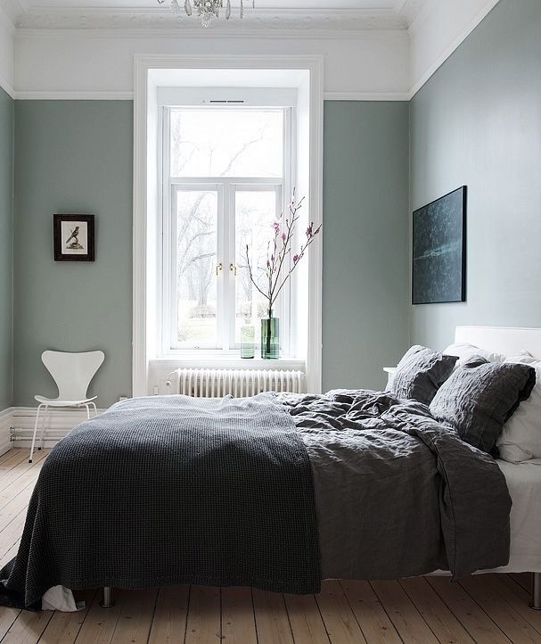Bedroom Green Walls
 The 25 best Sage green bedroom ideas on Pinterest