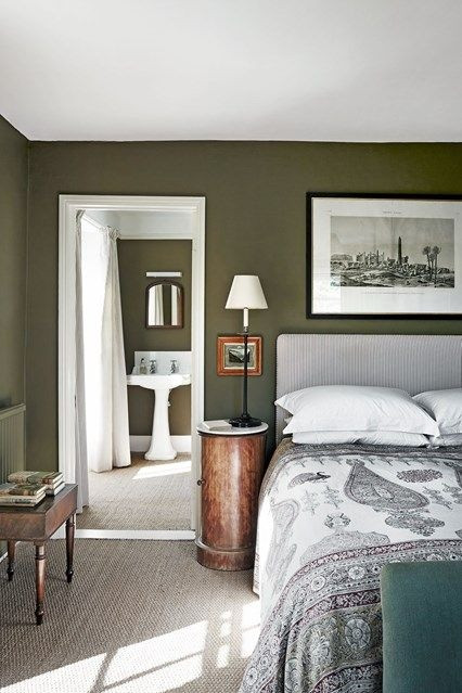 Bedroom Green Walls
 What is the best way to decorate olive green walls Quora