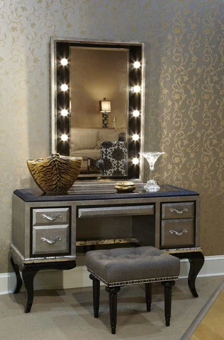 Bedroom Mirror With Lights
 50 Makeup Vanity Table With Lighted Mirror You ll Love in