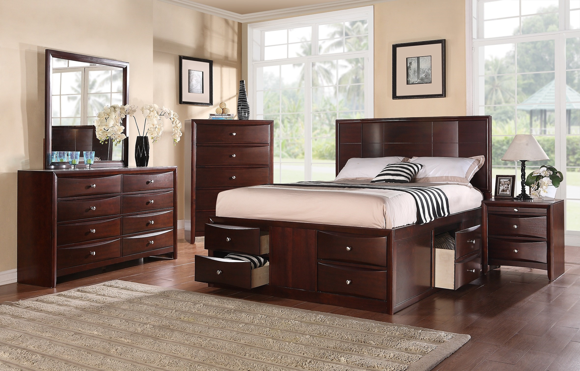 Bedroom Sets With Storage
 Elegant innovative Bedroom Furniture Storage Drawers FB