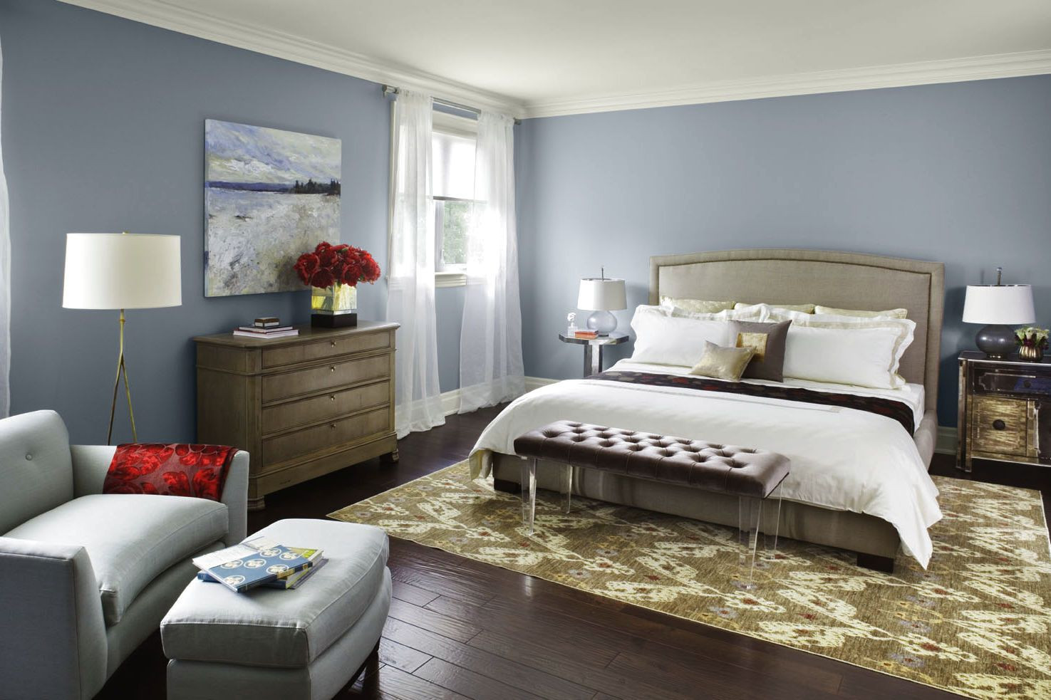 Best Paint Colors For Bedroom
 grey bedroom paint colors for traditional room with wide